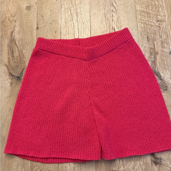 Zesica Textured Knit Set Hot Pink Shorts Sleeveless Top M - Picture 6 of 13